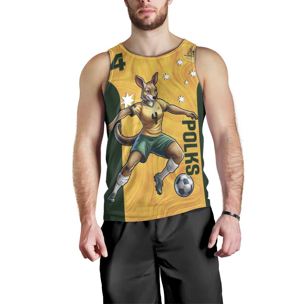 Polkinghorne Australia Matildas Men Tank Top 2024 Thank You Polks - Vibe Hoodie Shop