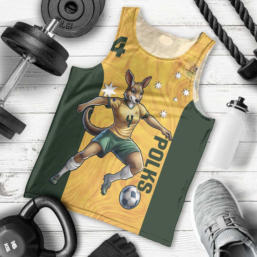 Polkinghorne Australia Matildas Men Tank Top 2024 Thank You Polks - Vibe Hoodie Shop