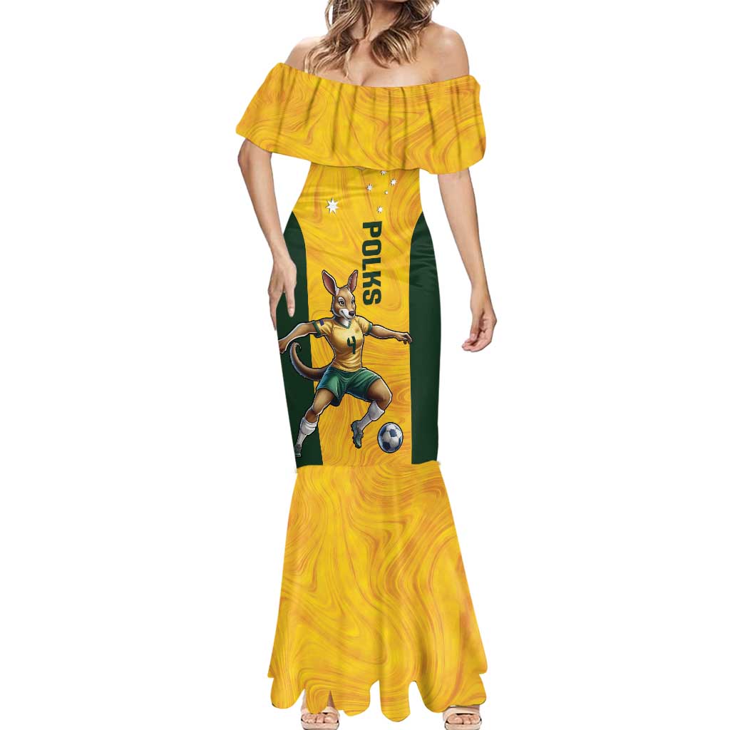 Polkinghorne Australia Matildas Mermaid Dress 2024 Thank You Polks