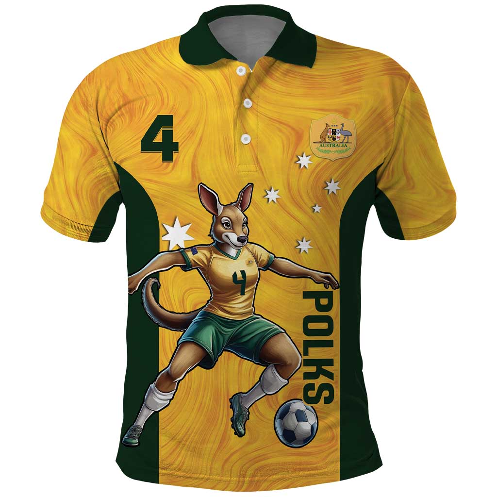 Polkinghorne Australia Matildas Polo Shirt 2024 Thank You Polks - Vibe Hoodie Shop