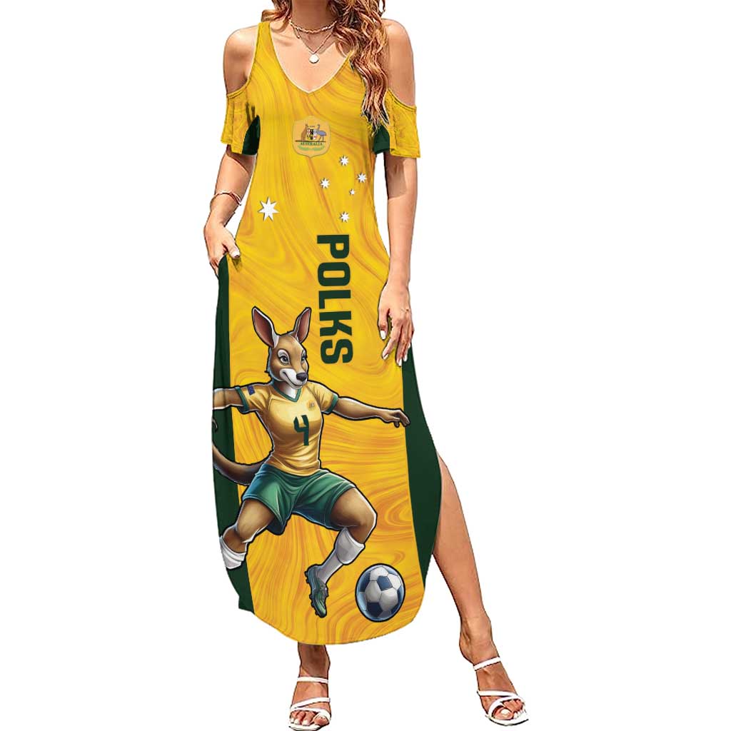 Polkinghorne Australia Matildas Summer Maxi Dress 2024 Thank You Polks