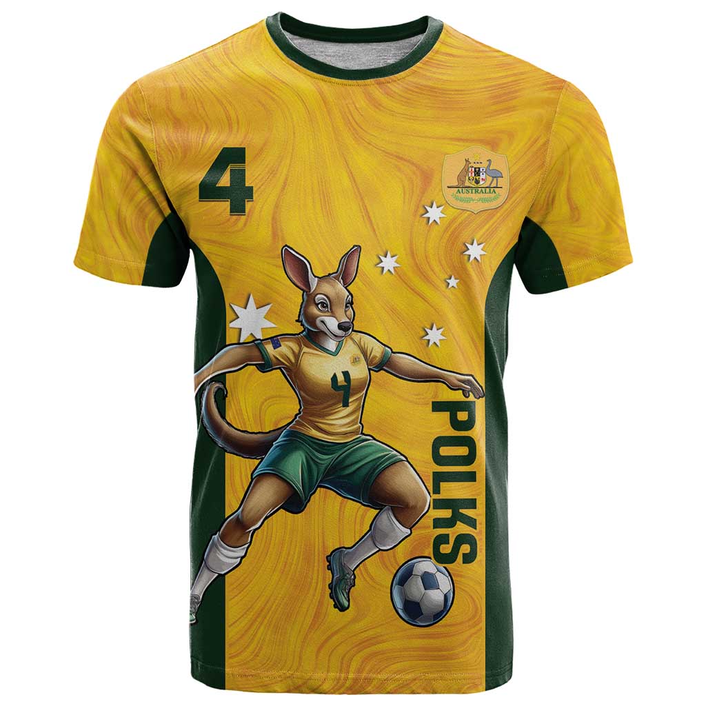 Polkinghorne Australia Matildas T Shirt 2024 Thank You Polks - Vibe Hoodie Shop