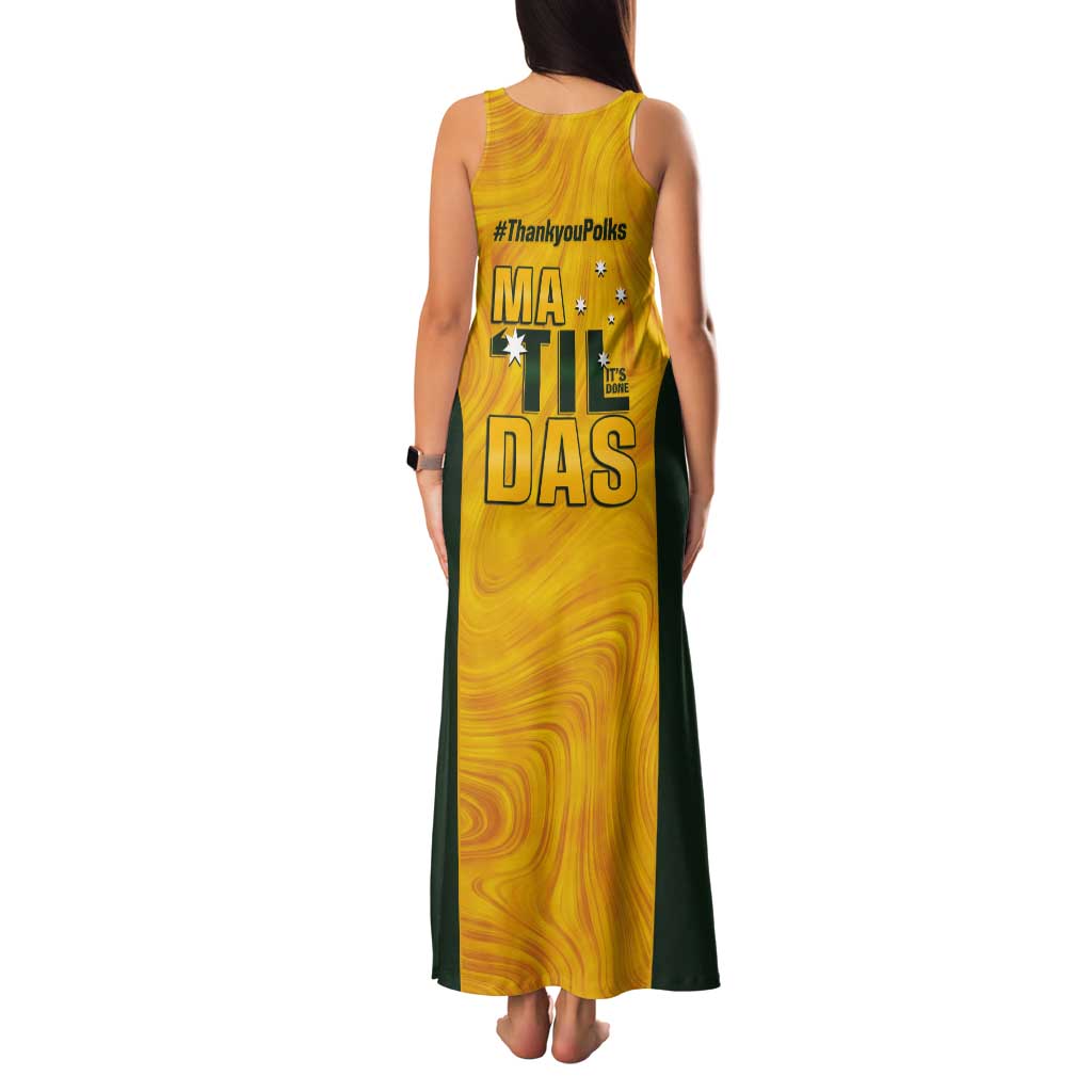 Polkinghorne Australia Matildas Tank Maxi Dress 2024 Thank You Polks