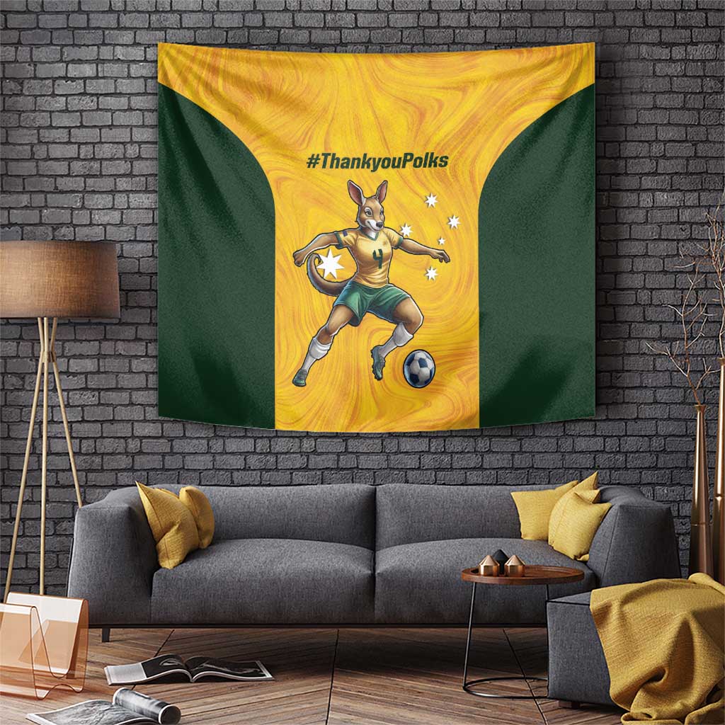 Polkinghorne Australia Matildas Tapestry 2024 Thank You Polks - Vibe Hoodie Shop