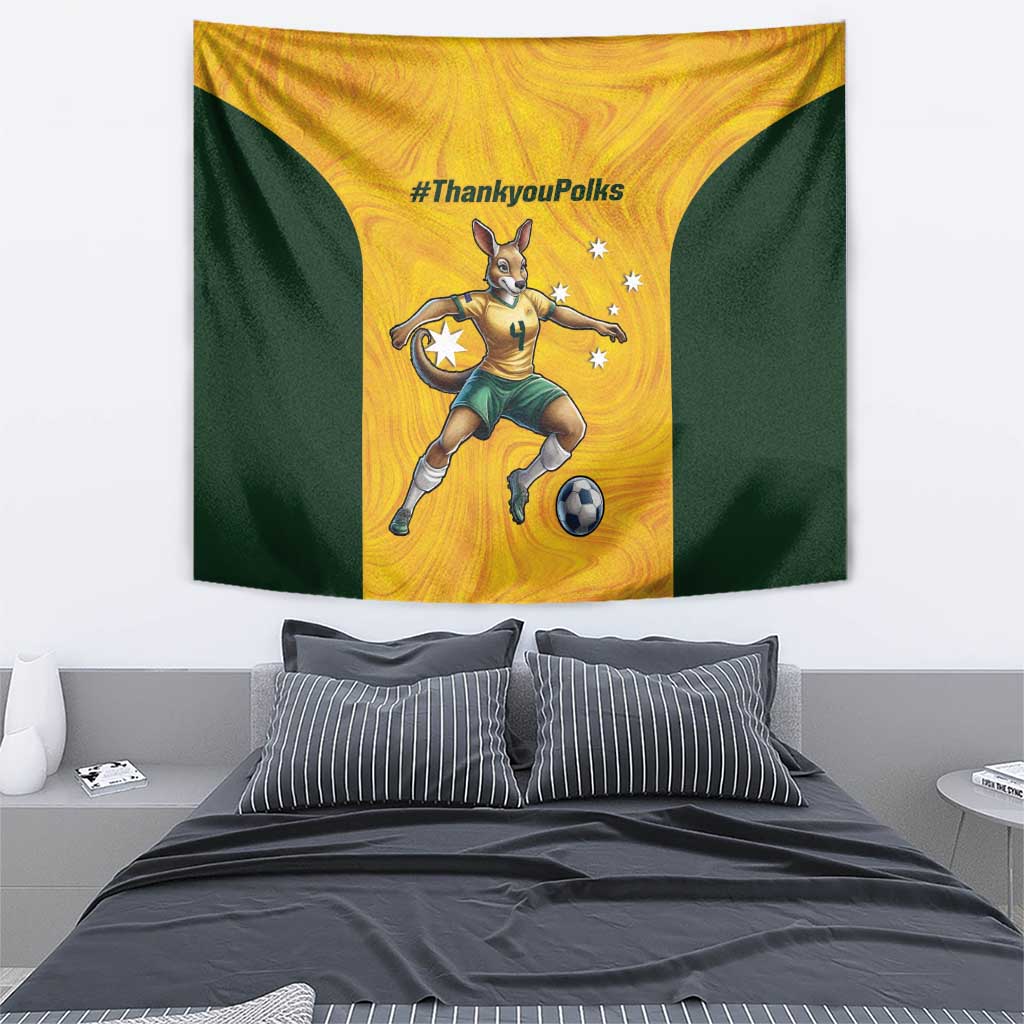 Polkinghorne Australia Matildas Tapestry 2024 Thank You Polks - Vibe Hoodie Shop