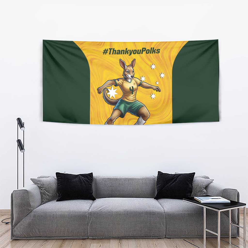 Polkinghorne Australia Matildas Tapestry 2024 Thank You Polks - Vibe Hoodie Shop