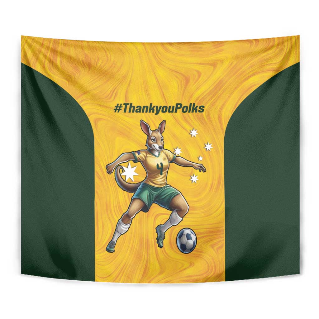 Polkinghorne Australia Matildas Tapestry 2024 Thank You Polks - Vibe Hoodie Shop