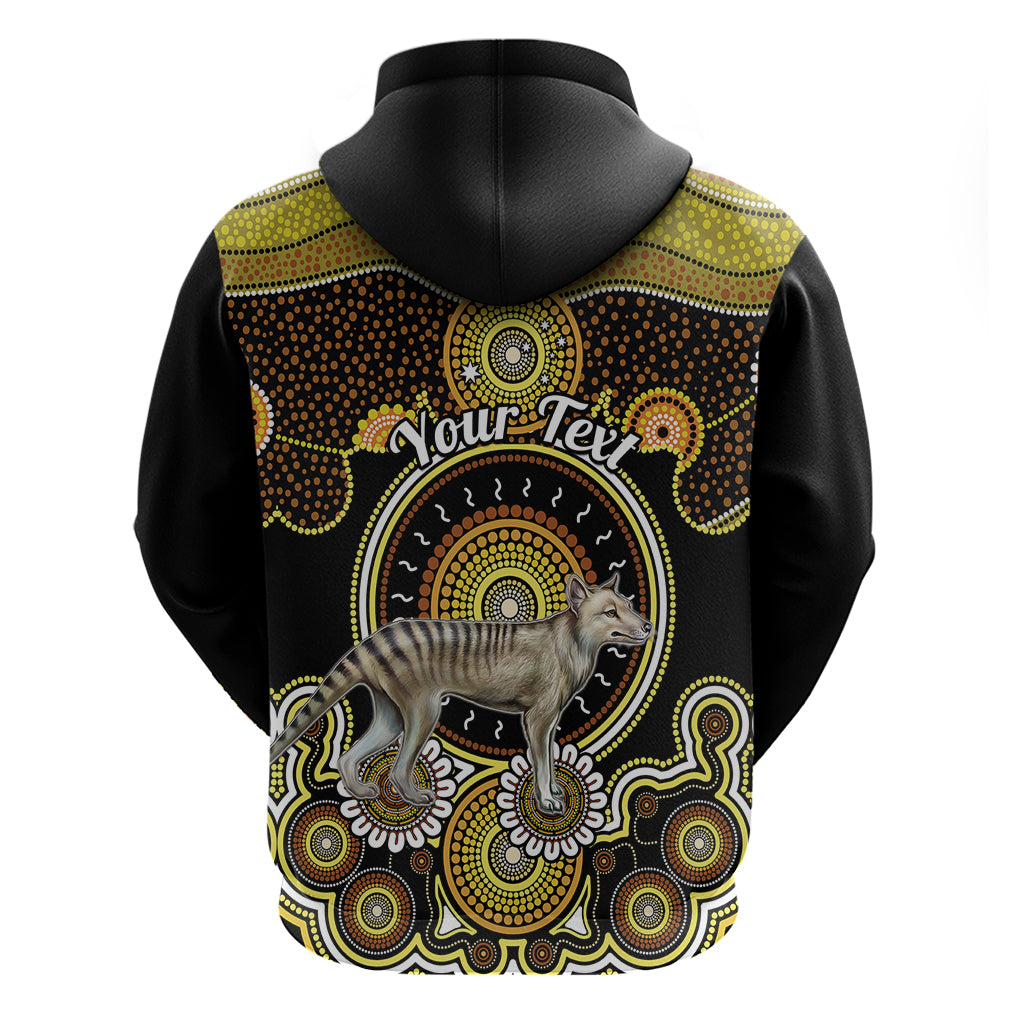 Personalised Australian Astrology Hoodie Aboriginal Tasmanian Tiger Zodiac Sign - Vibe Hoodie Shop