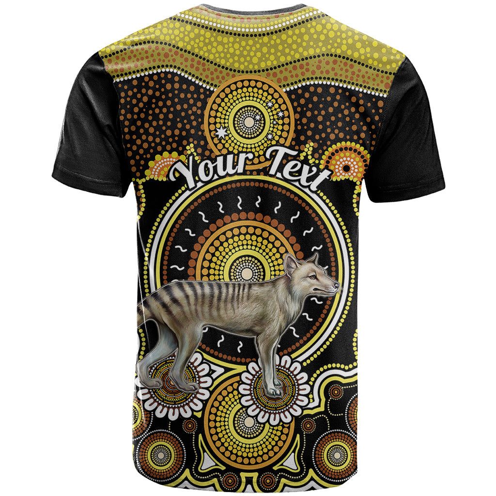 Personalised Australian Astrology T Shirt Aboriginal Tasmanian Tiger Zodiac Sign - Vibe Hoodie Shop