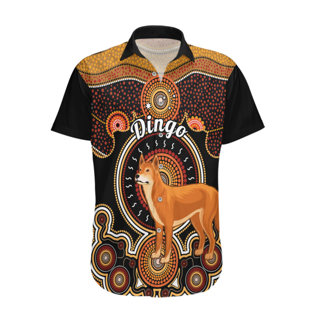 Personalised Australian Astrology Hawaiian Shirt Aboriginal Dingo Zodiac Sign - Vibe Hoodie Shop