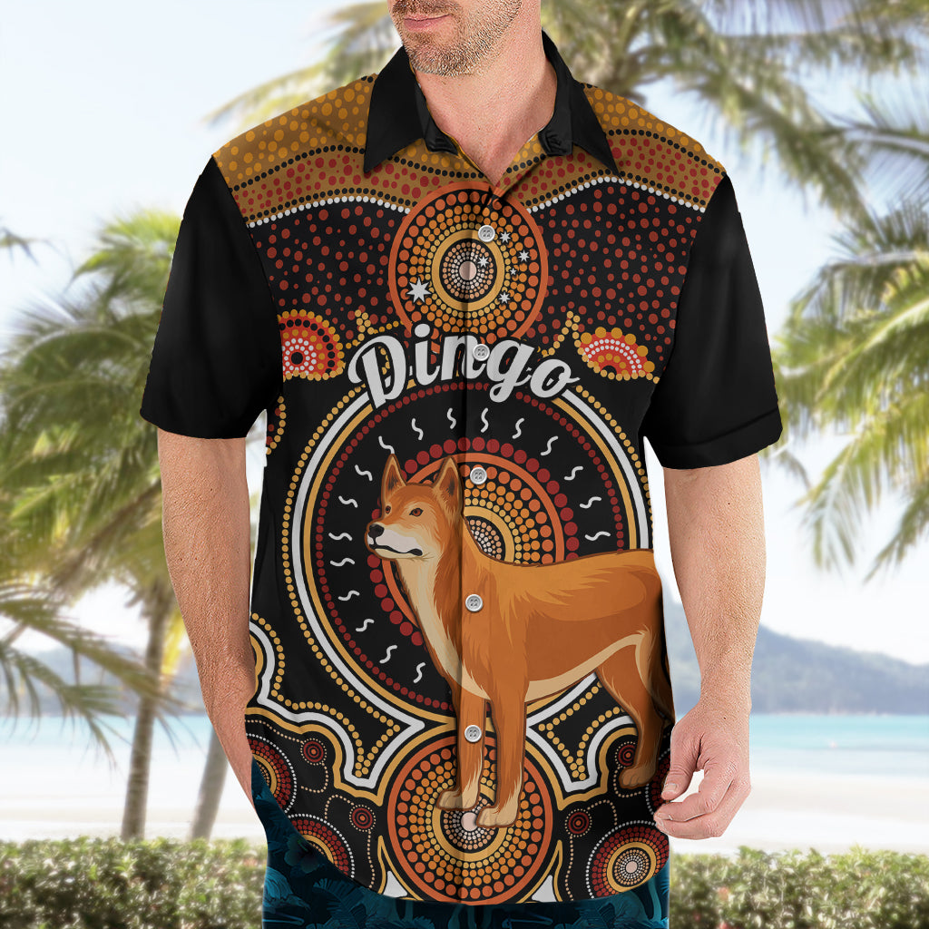 Personalised Australian Astrology Hawaiian Shirt Aboriginal Dingo Zodiac Sign - Vibe Hoodie Shop
