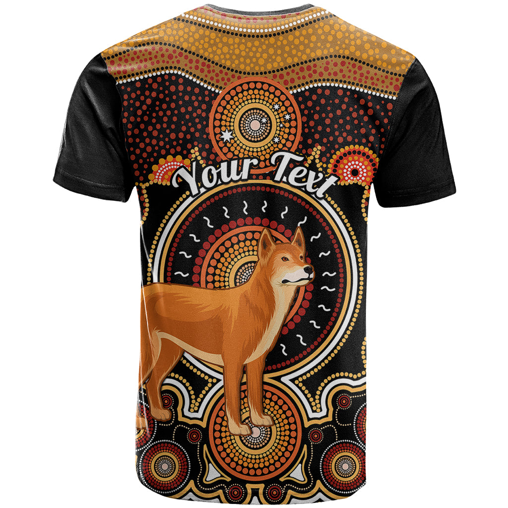 Personalised Australian Astrology T Shirt Aboriginal Dingo Zodiac Sign - Vibe Hoodie Shop