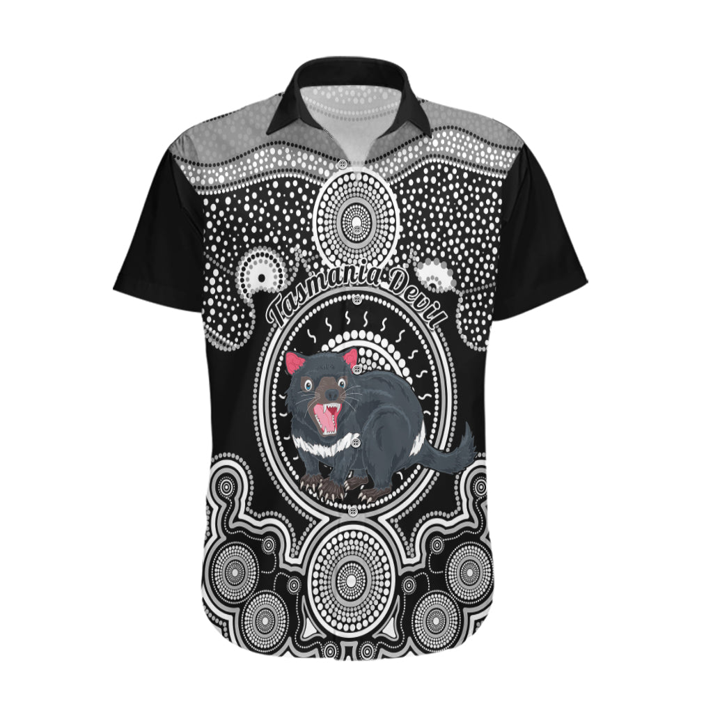 Personalised Australian Astrology Hawaiian Shirt Aboriginal Tasmania Devil Zodiac Sign - Vibe Hoodie Shop