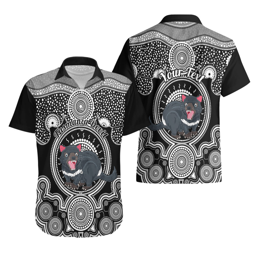 Personalised Australian Astrology Hawaiian Shirt Aboriginal Tasmania Devil Zodiac Sign - Vibe Hoodie Shop