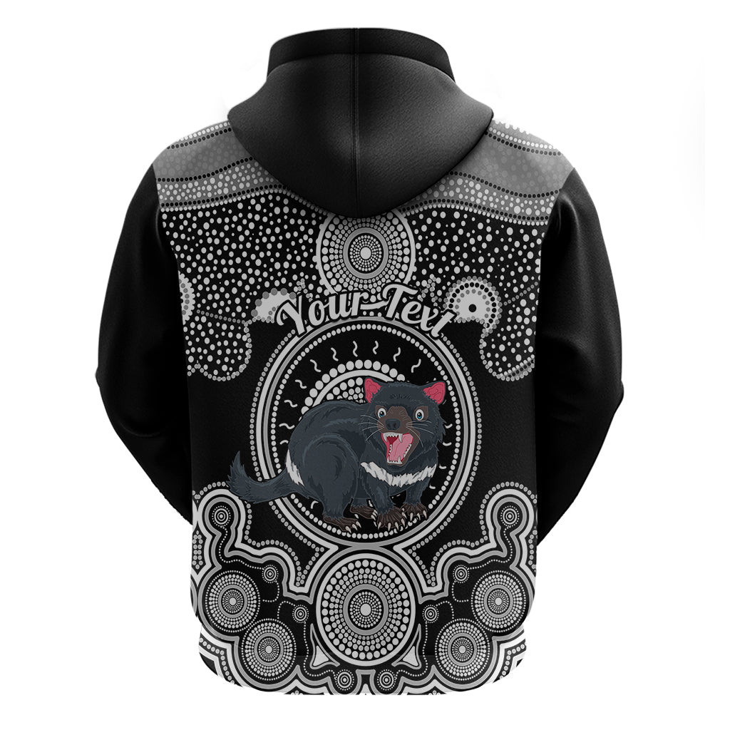Personalised Australian Astrology Hoodie Aboriginal Tasmania Devil Zodiac Sign - Vibe Hoodie Shop