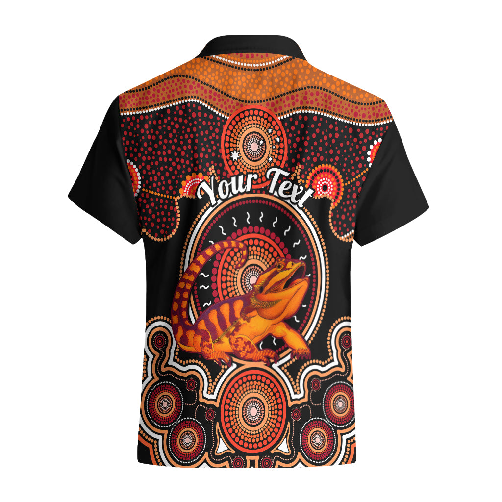 Personalised Australian Astrology Hawaiian Shirt Aboriginal Dragon Lizard Zodiac Sign - Vibe Hoodie Shop