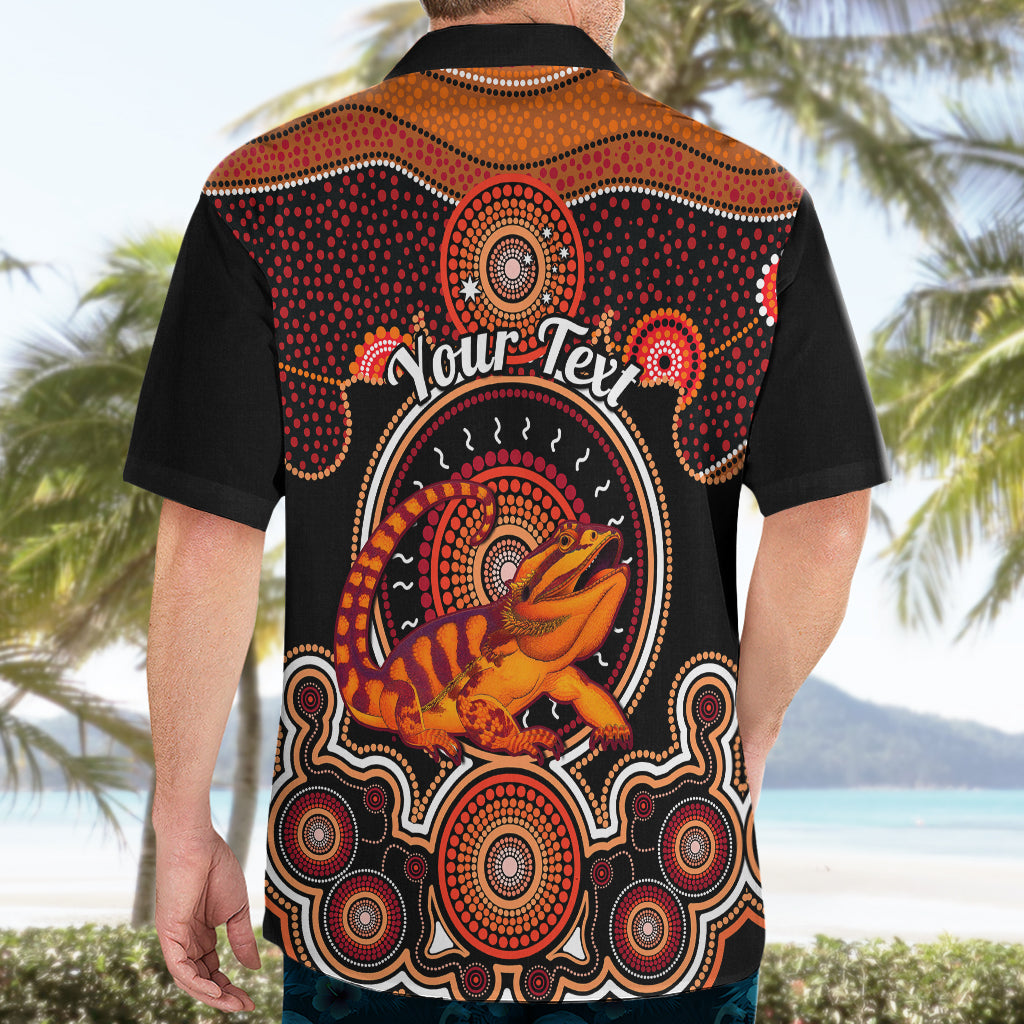 Personalised Australian Astrology Hawaiian Shirt Aboriginal Dragon Lizard Zodiac Sign - Vibe Hoodie Shop