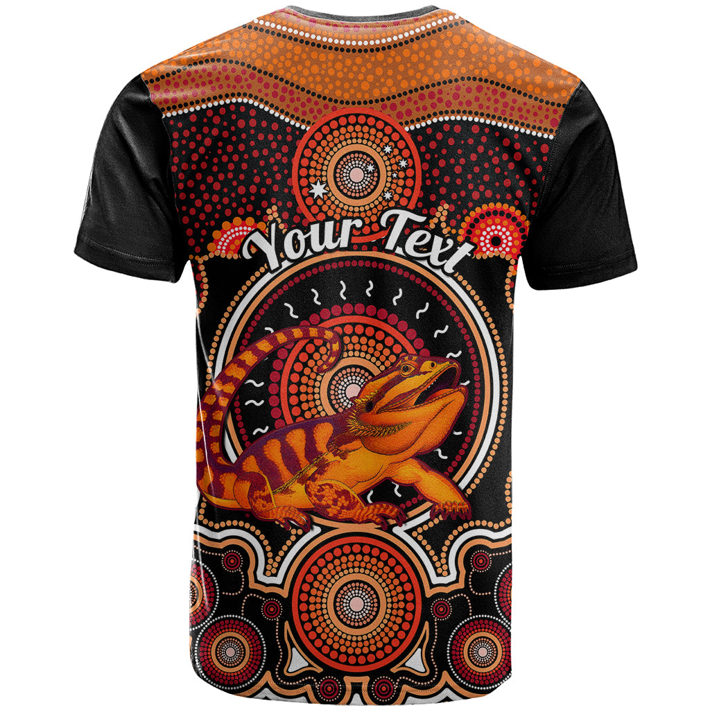 Personalised Australian Astrology T Shirt Aboriginal Dragon Lizard Zodiac Sign - Vibe Hoodie Shop