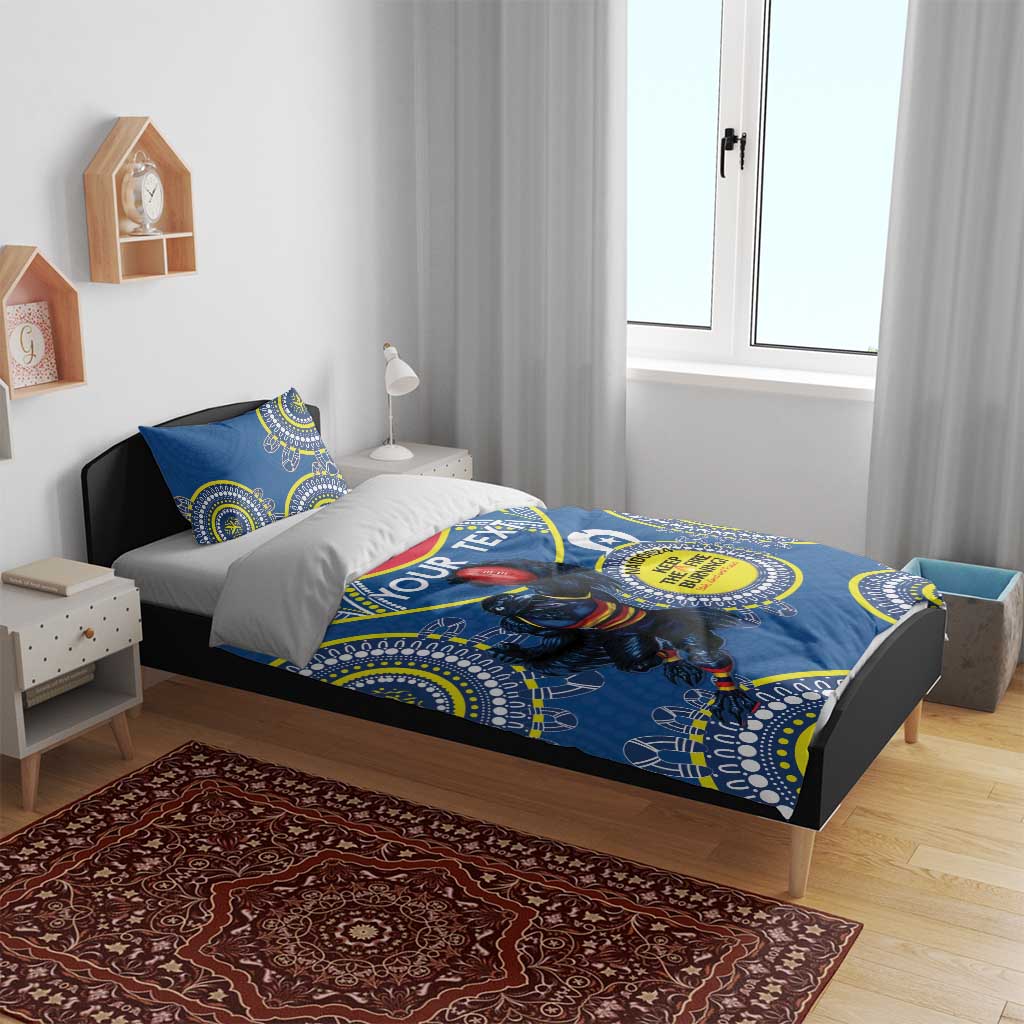 Custom AFL Crows NAIDOC Week Bedding Set Keep The Fire Burning Indigenous Art - Vibe Hoodie Shop
