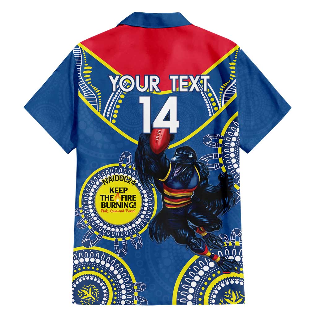 Custom AFL Crows NAIDOC Week Hawaiian Shirt Keep The Fire Burning Indigenous Art - Vibe Hoodie Shop