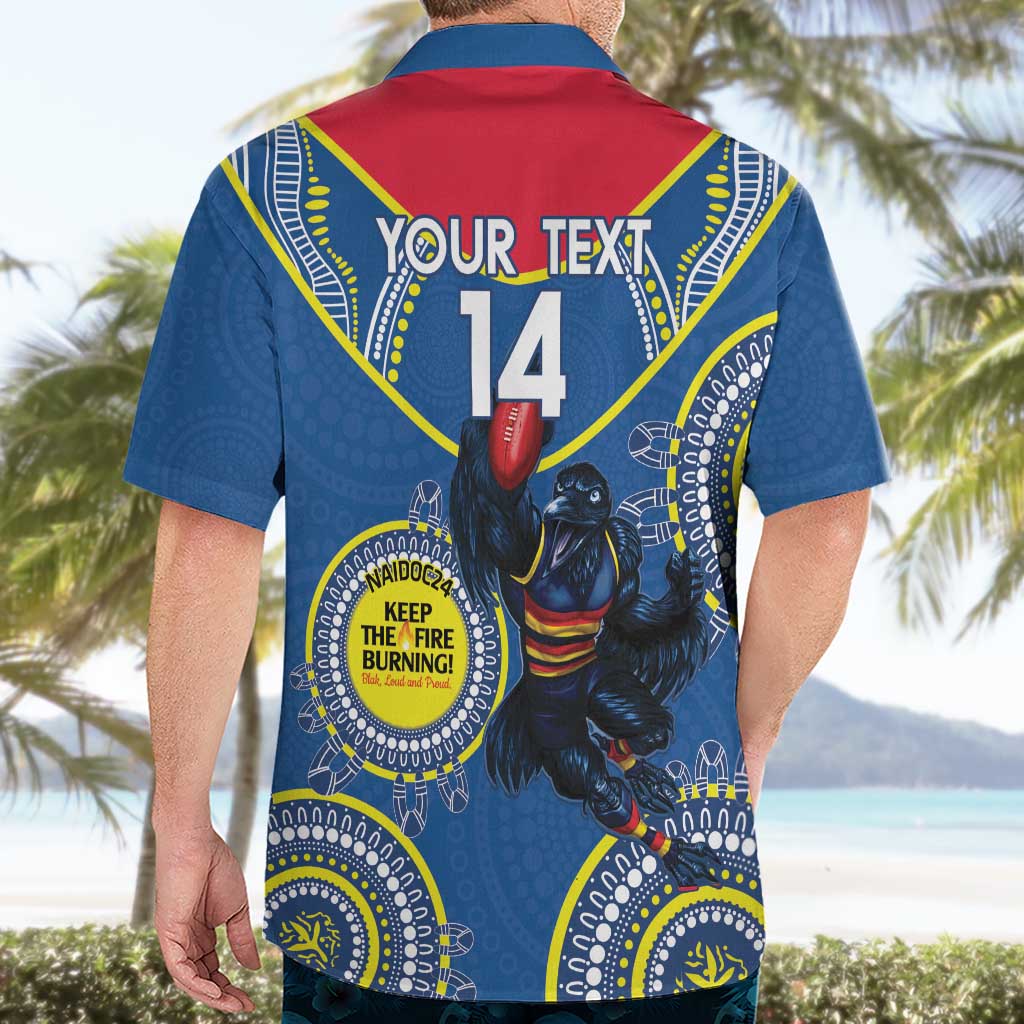 Custom AFL Crows NAIDOC Week Hawaiian Shirt Keep The Fire Burning Indigenous Art - Vibe Hoodie Shop