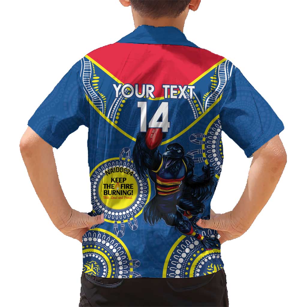 Custom AFL Crows NAIDOC Week Hawaiian Shirt Keep The Fire Burning Indigenous Art - Vibe Hoodie Shop