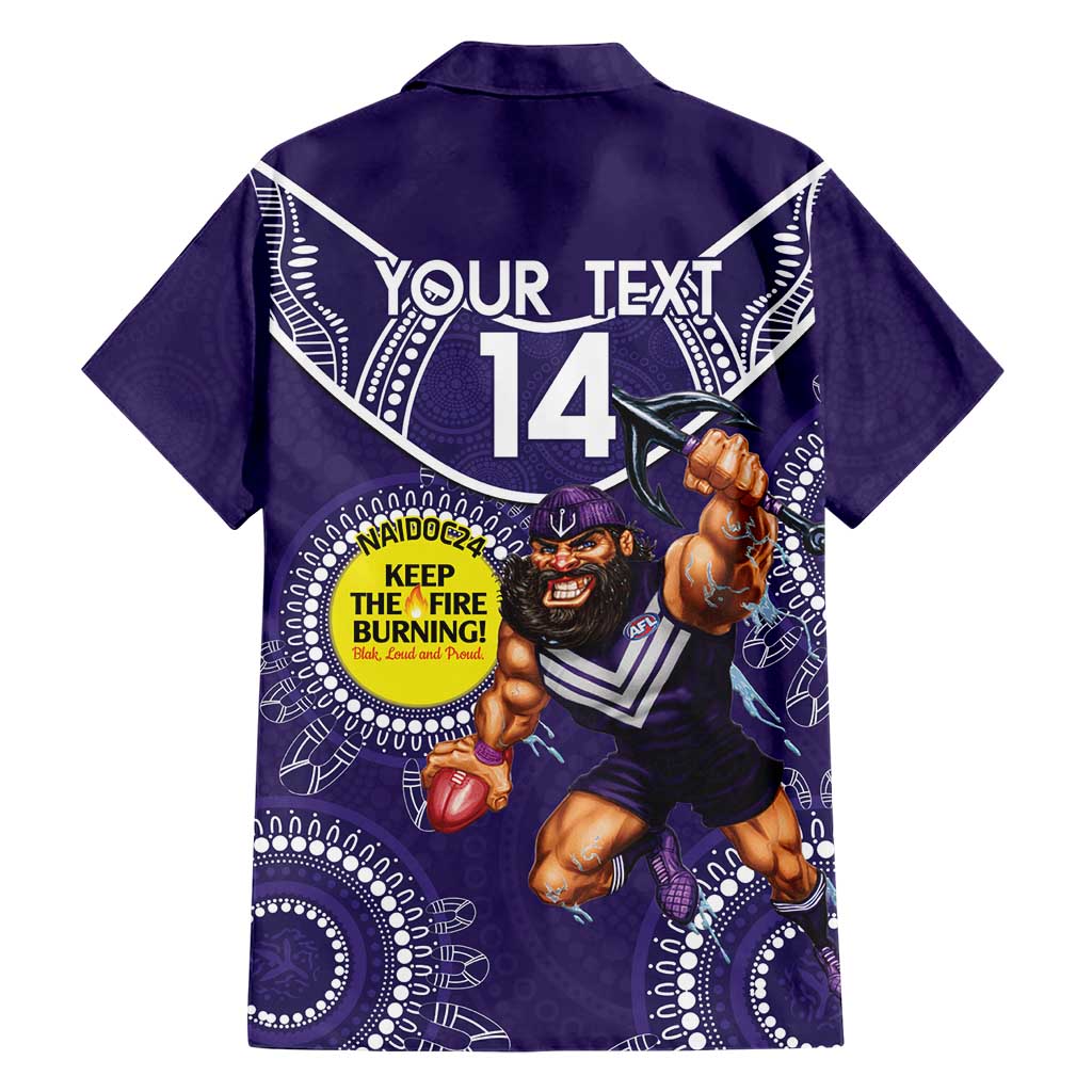 Custom AFL Dockers NAIDOC Week Hawaiian Shirt Keep The Fire Burning Indigenous Art - Vibe Hoodie Shop