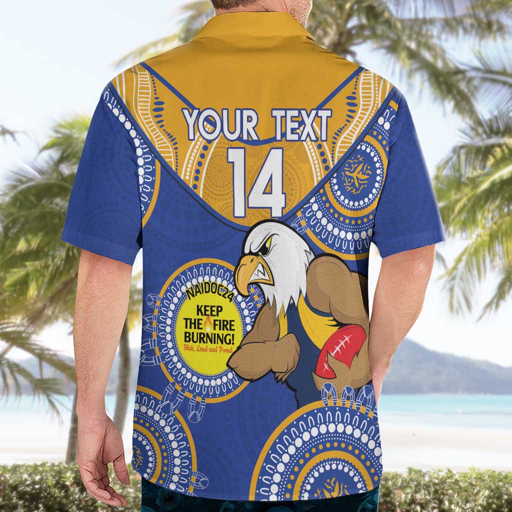 Custom AFL Eagles  NAIDOC Week Hawaiian Shirt Keep The Fire Burning Indigenous Art - Vibe Hoodie Shop