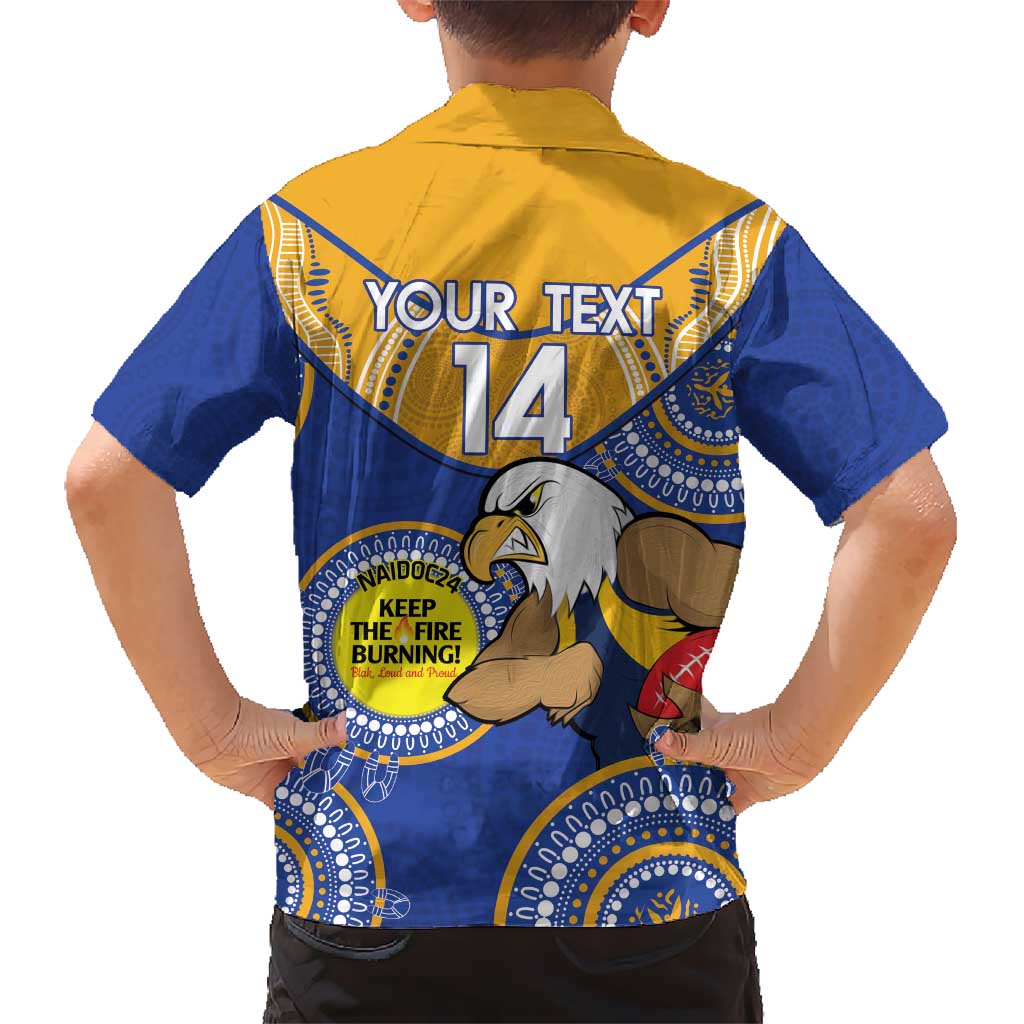 Custom AFL Eagles  NAIDOC Week Hawaiian Shirt Keep The Fire Burning Indigenous Art - Vibe Hoodie Shop