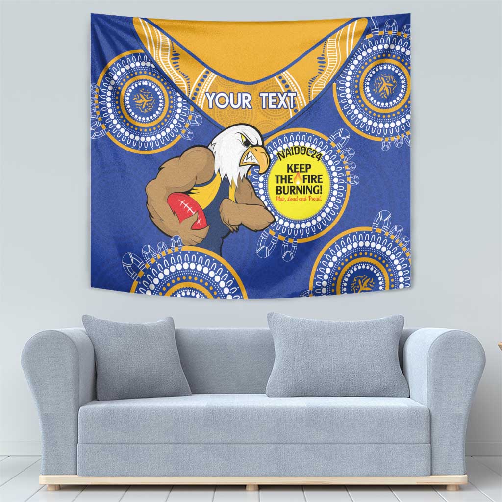 Custom AFL Eagles  NAIDOC Week Tapestry Keep The Fire Burning Indigenous Art - Vibe Hoodie Shop