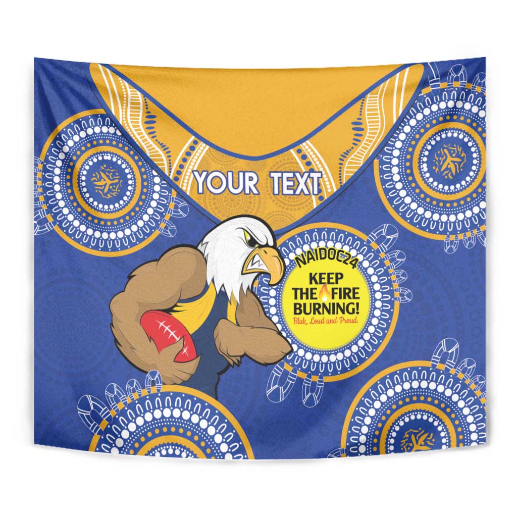 Custom AFL Eagles  NAIDOC Week Tapestry Keep The Fire Burning Indigenous Art - Vibe Hoodie Shop