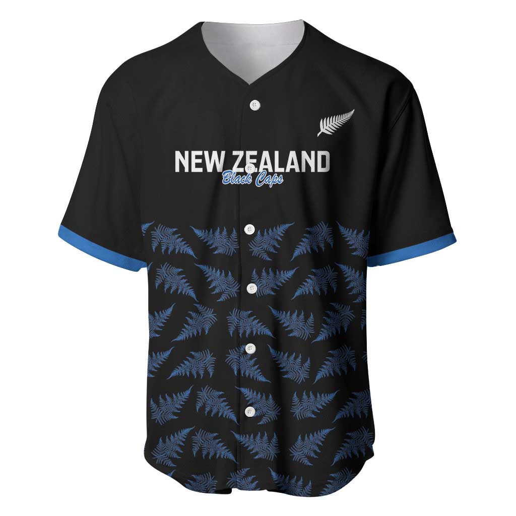 New Zealand Silver Fern Cricket Custom Baseball Jersey Black Cap T20 Version - Vibe Hoodie