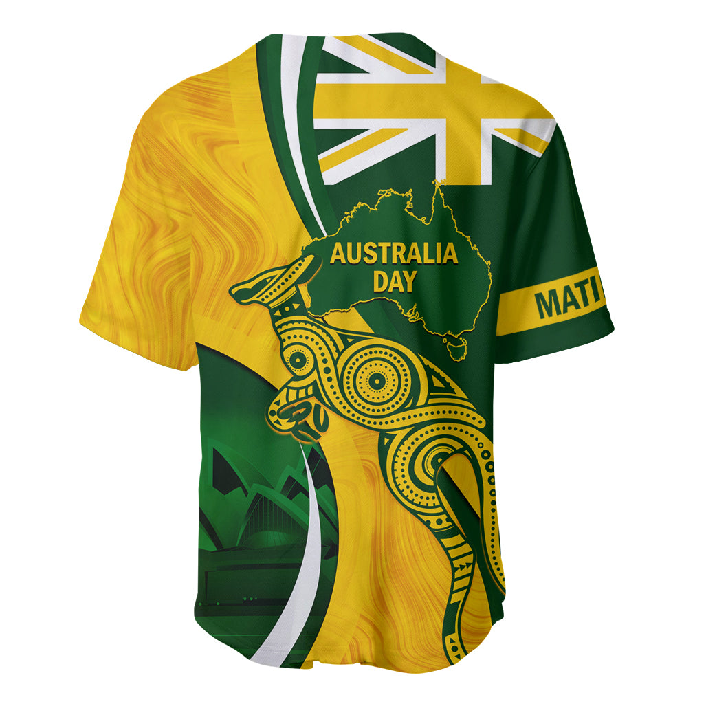 Matildas Soccer Baseball Jersey 2024 Happy Australia Day Kangaroo Aussie Proud - National Color - Vibe Hoodie Shop