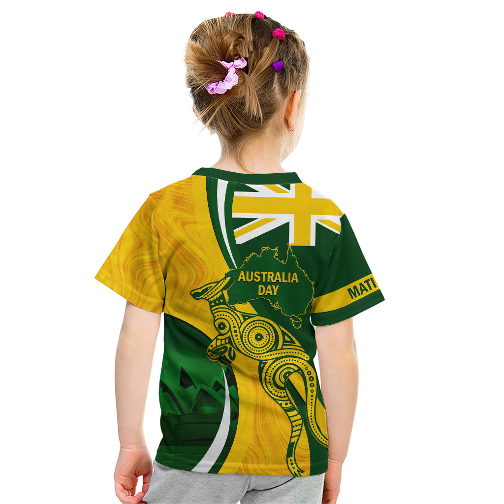 Matildas Soccer Kid T Shirt 2024 Happy Australia Day Kangaroo Aussie Proud - National Color - Vibe Hoodie Shop