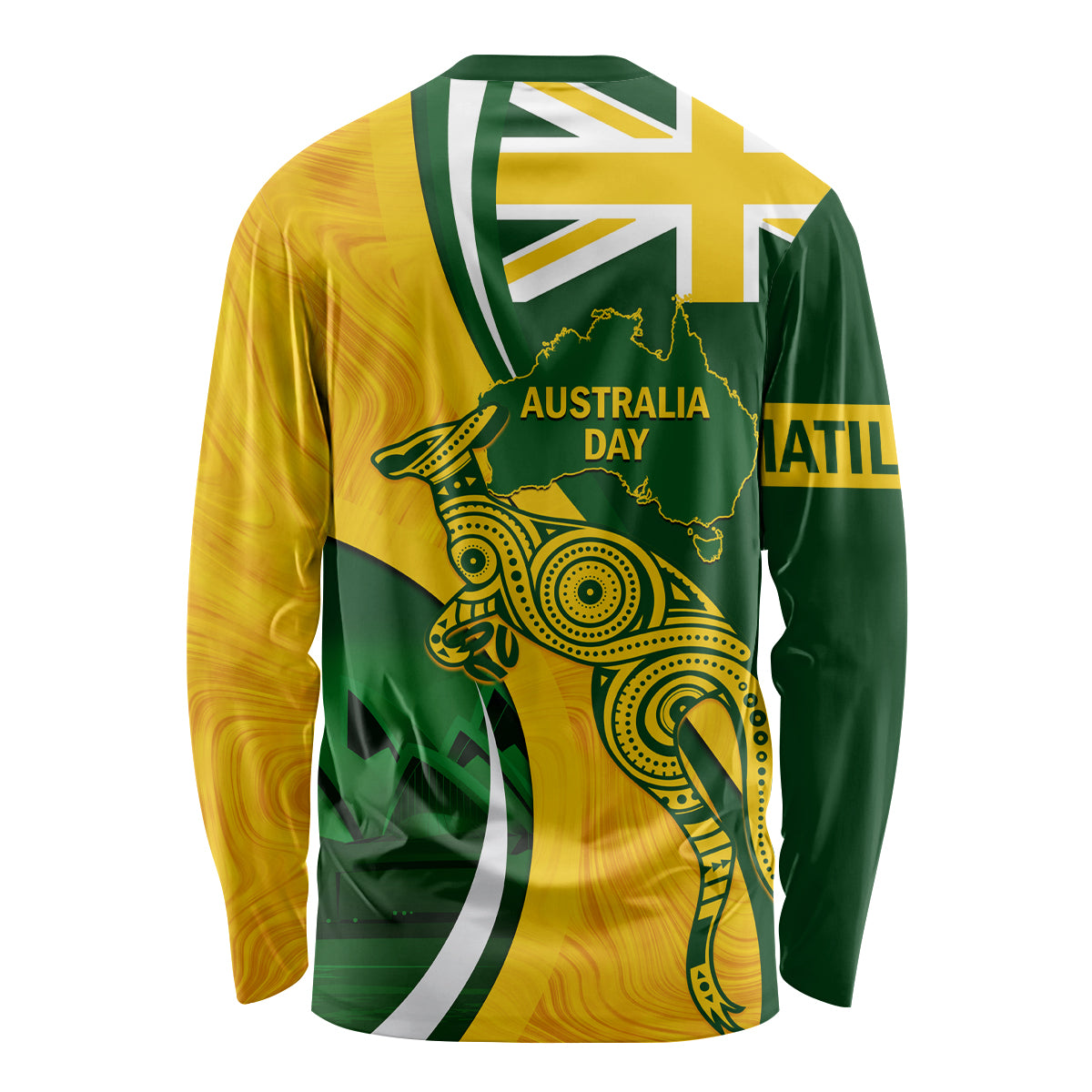 Matildas Soccer Long Sleeve Shirt 2024 Happy Australia Day Kangaroo Aussie Proud - National Color - Vibe Hoodie Shop