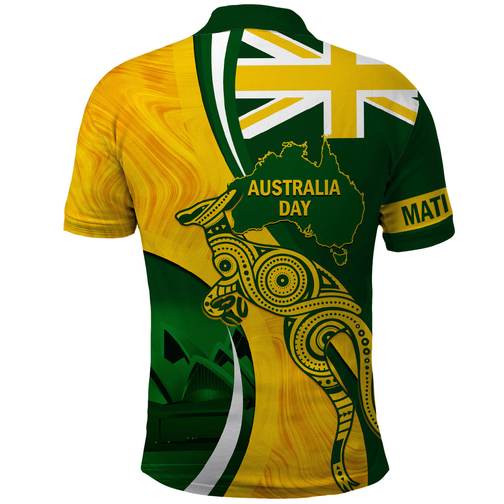 Matildas Soccer Polo Shirt 2024 Happy Australia Day Kangaroo Aussie Proud - National Color - Vibe Hoodie Shop