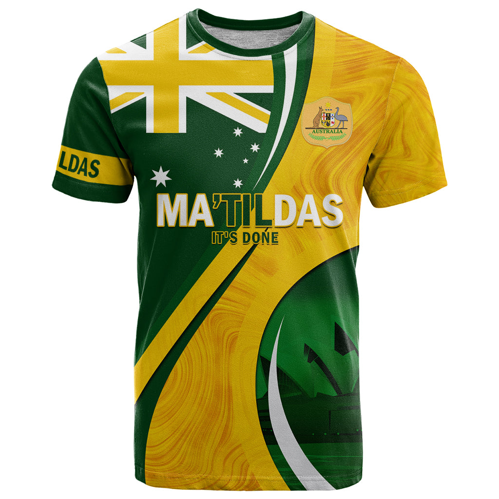 Matildas Soccer T Shirt 2024 Happy Australia Day Kangaroo Aussie Proud - National Color - Vibe Hoodie Shop