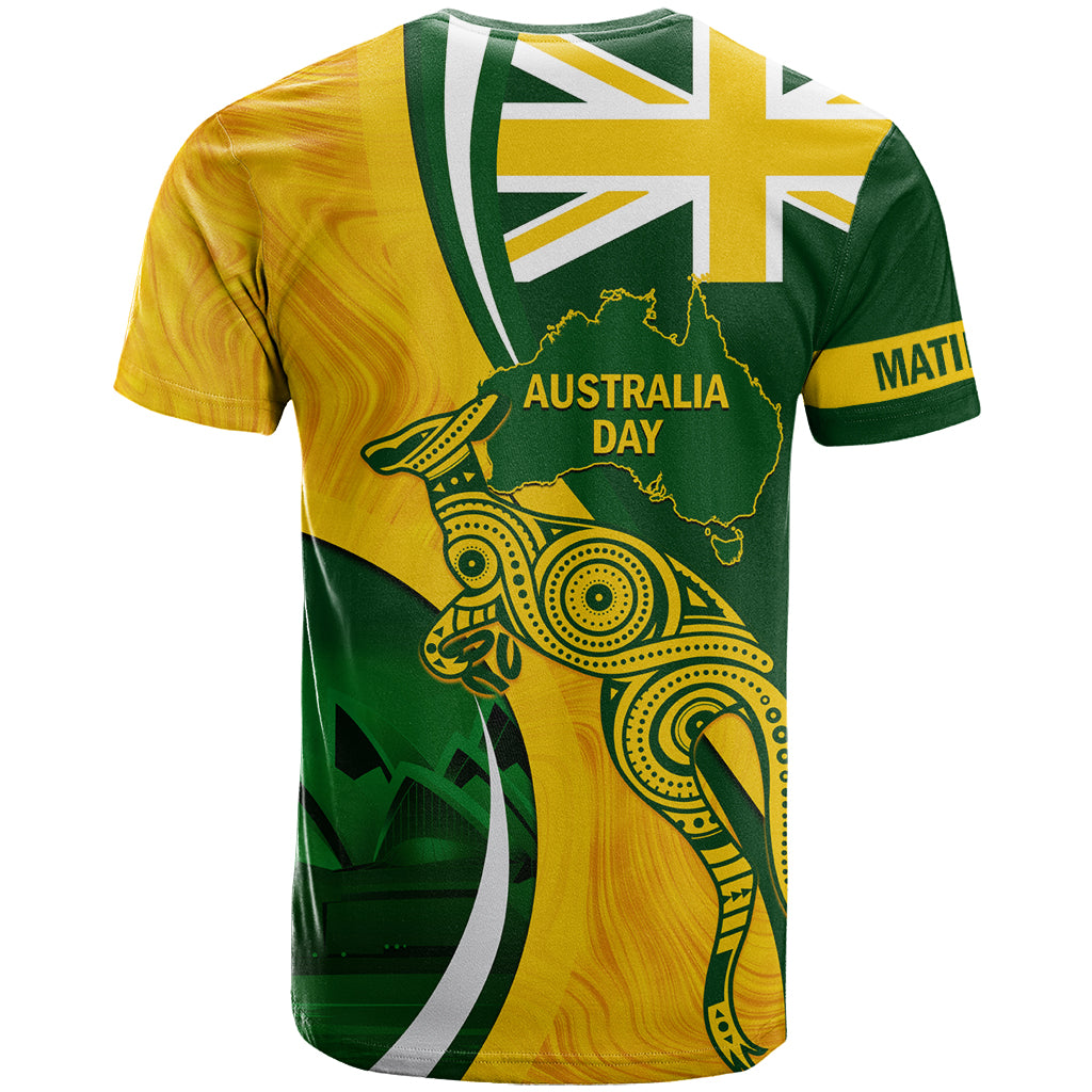 Matildas Soccer T Shirt 2024 Happy Australia Day Kangaroo Aussie Proud - National Color - Vibe Hoodie Shop