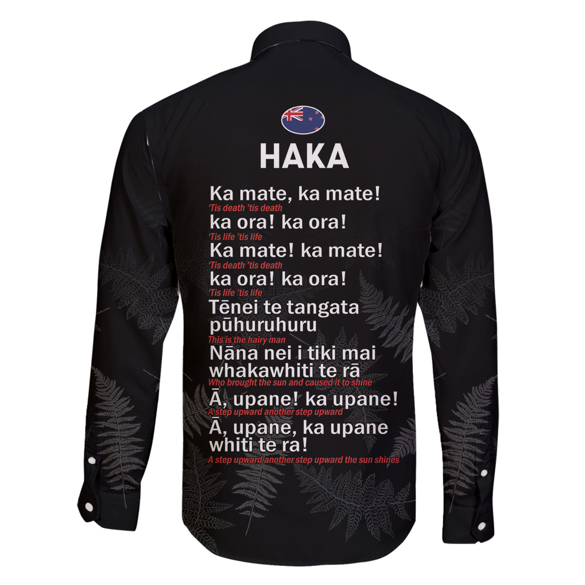 Custom New Zealand Haka Rugby Family Matching Off The Shoulder Long Sleeve Dress and Hawaiian Shirt 2024 Pacific Go Black Silver Fern