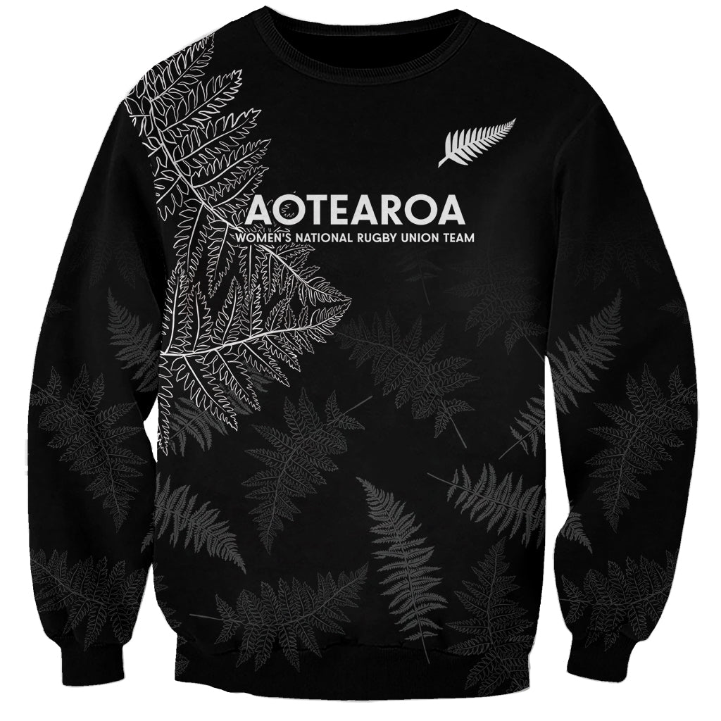 New Zealand Haka Rugby Sweatshirt 2024 Pacific Go Black Silver Fern - Vibe Hoodie Shop