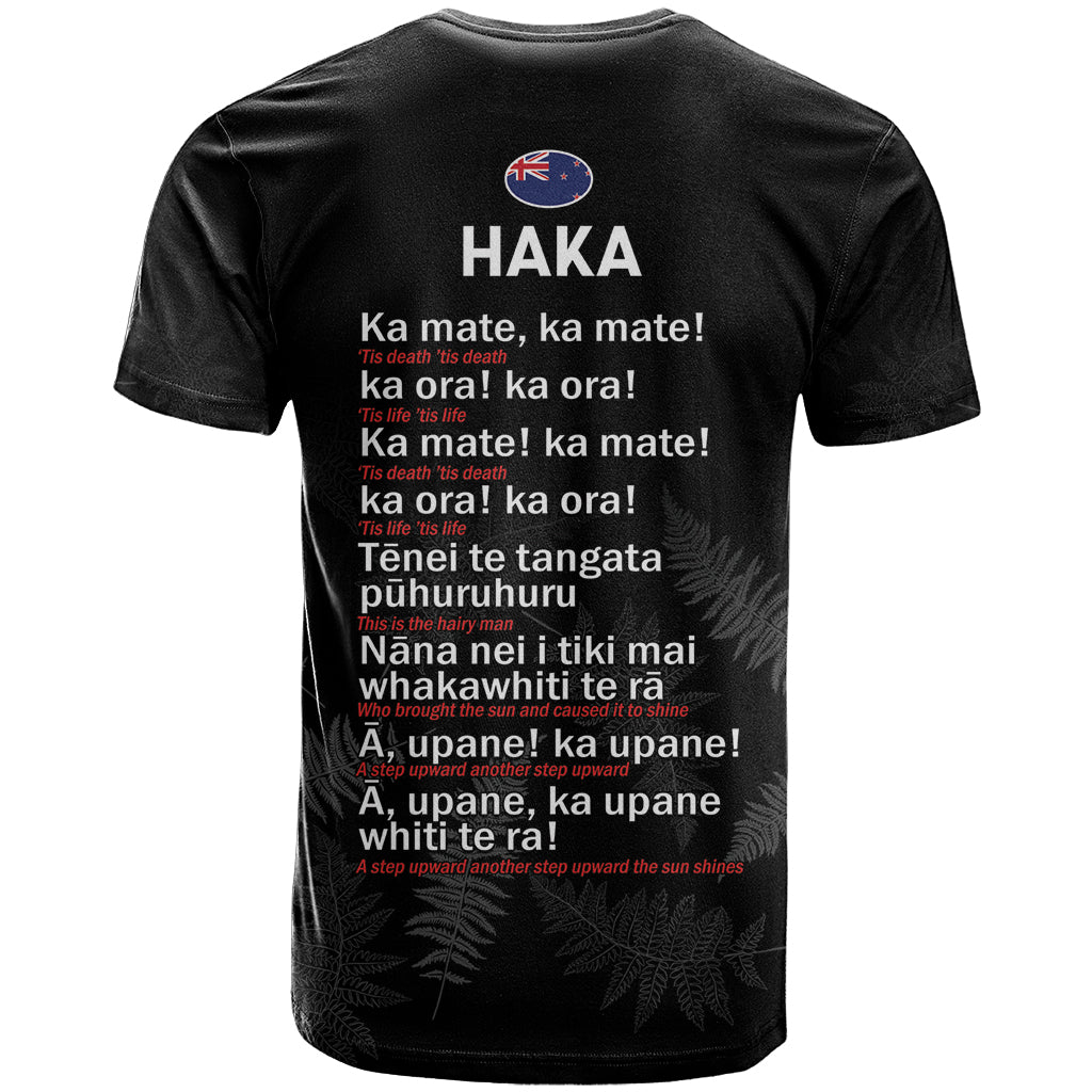 New Zealand Haka Rugby T Shirt 2024 Pacific Go Black Silver Fern - Vibe Hoodie Shop