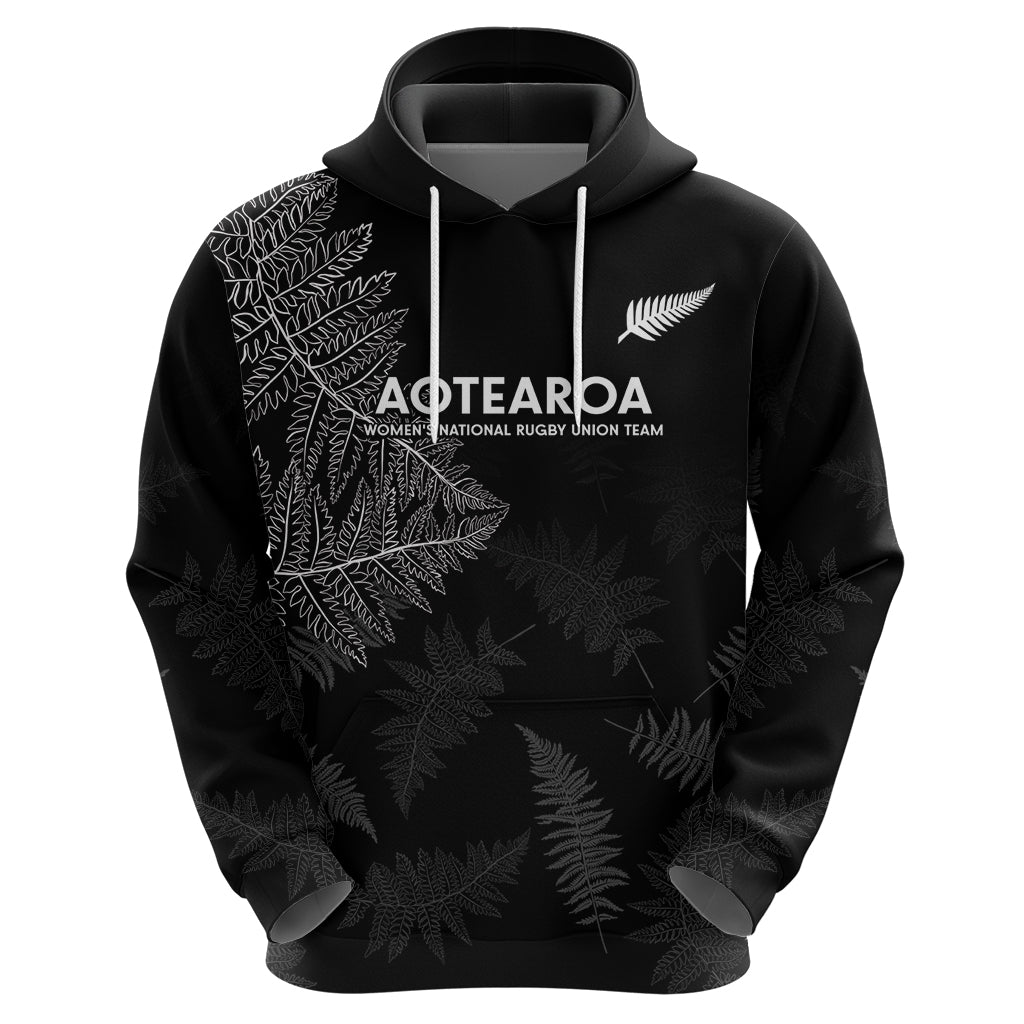 New Zealand Haka Rugby Zip Hoodie 2024 Pacific Go Black Silver Fern - Vibe Hoodie Shop