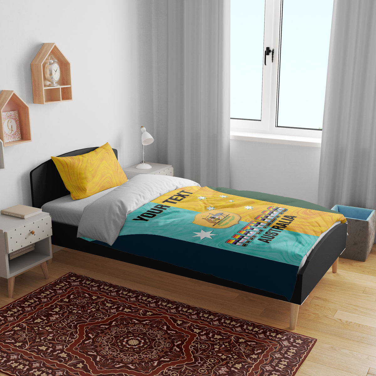 Custom Pride Month Matildas Bedding Set Australia Til Its Done Mixed Color - Vibe Hoodie Shop