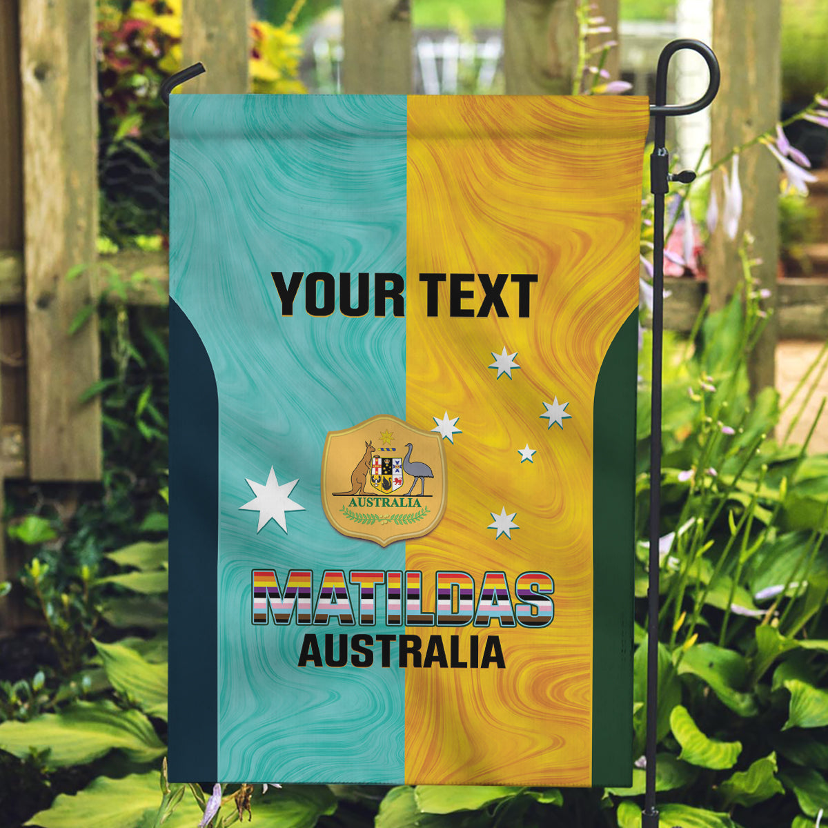 Custom Pride Month Matildas Garden Flag Australia Til Its Done Mixed Color - Vibe Hoodie Shop