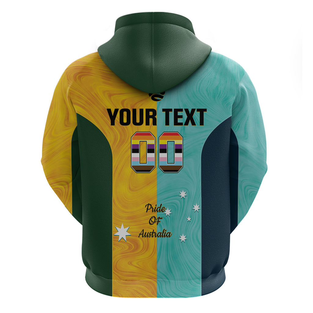 Custom Pride Month Matildas Hoodie Australia Til Its Done Mixed Color - Vibe Hoodie Shop