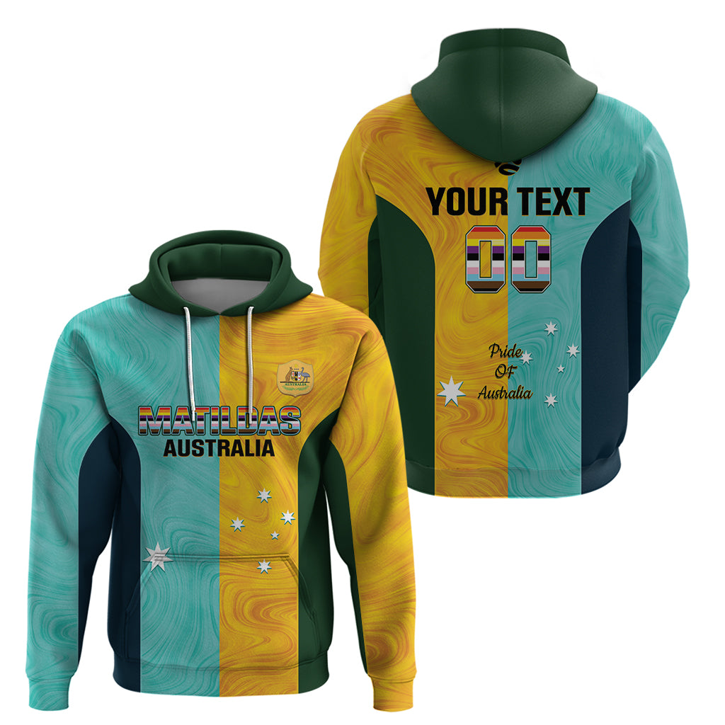 Custom Pride Month Matildas Hoodie Australia Til Its Done Mixed Color - Vibe Hoodie Shop