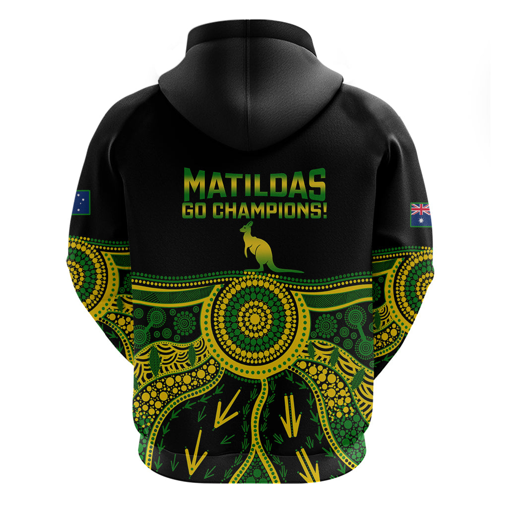 Australia Soccer Hoodie Aboriginal Go Matildas 2023 World Cup - Vibe Hoodie Shop