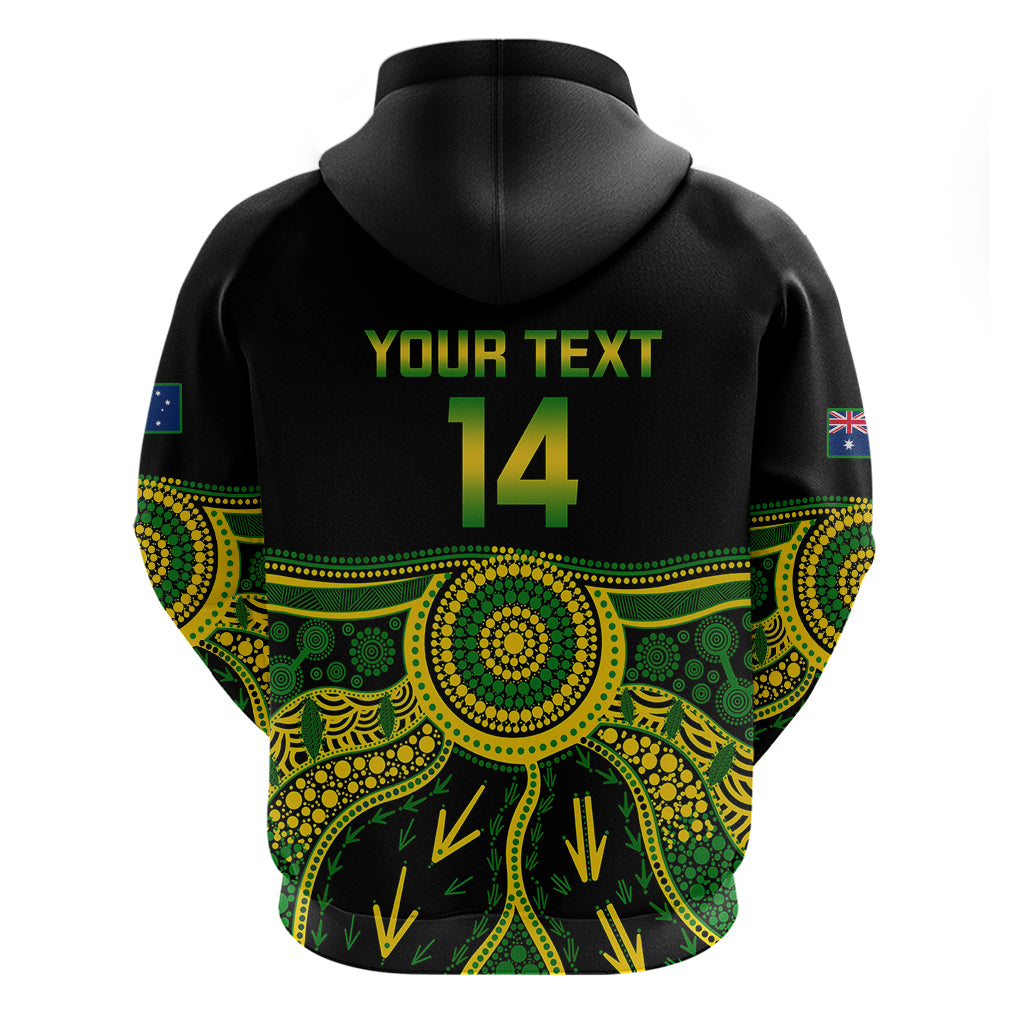 Personalised Australia Soccer Hoodie Aboriginal Go Matildas 2023 World Cup - Vibe Hoodie Shop