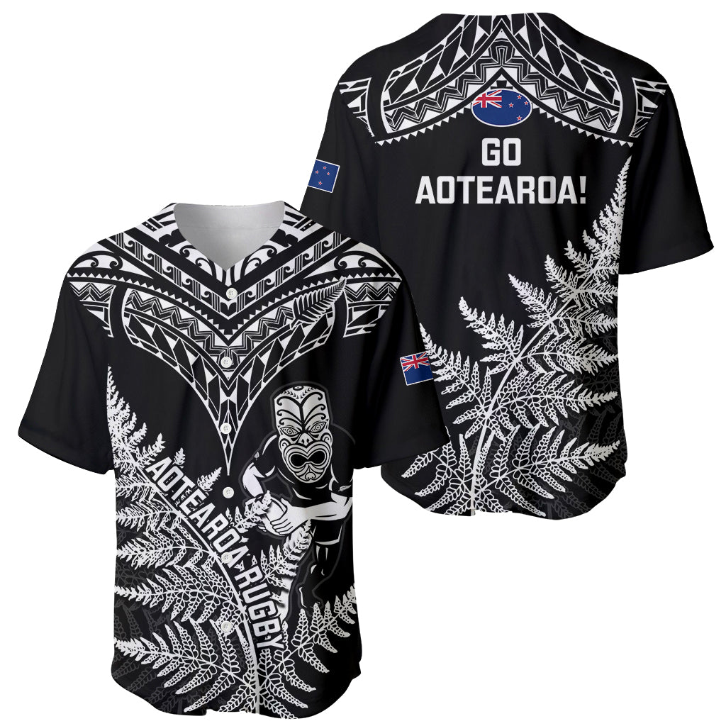 New Zealand Silver Fern Rugby Baseball Jersey Go All Black 2023 World Cup - Vibe Hoodie Shop