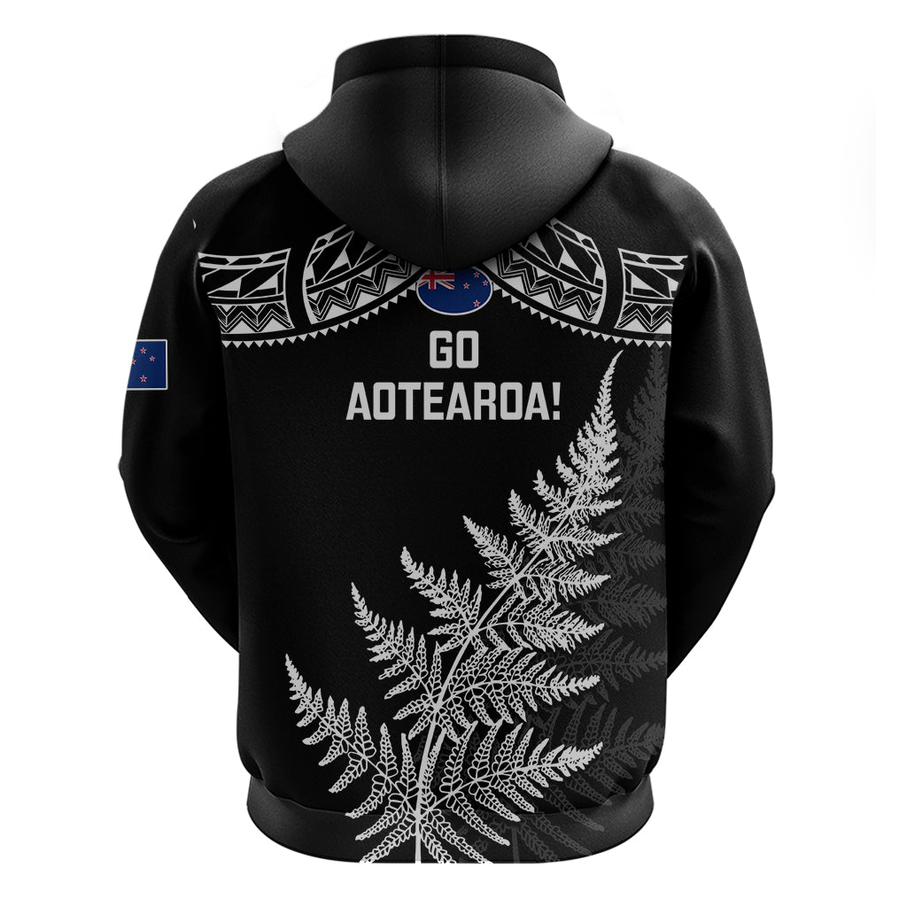 New Zealand Silver Fern Rugby Hoodie Go All Black 2023 World Cup - Vibe Hoodie Shop